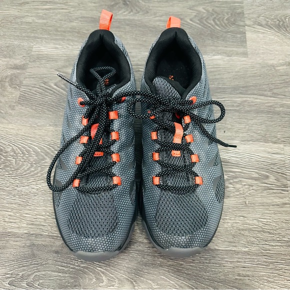 Merrell Men's Edje 3 Hiking Shoes in Gray and Orange Size 7.5 - Picture 4 of 9